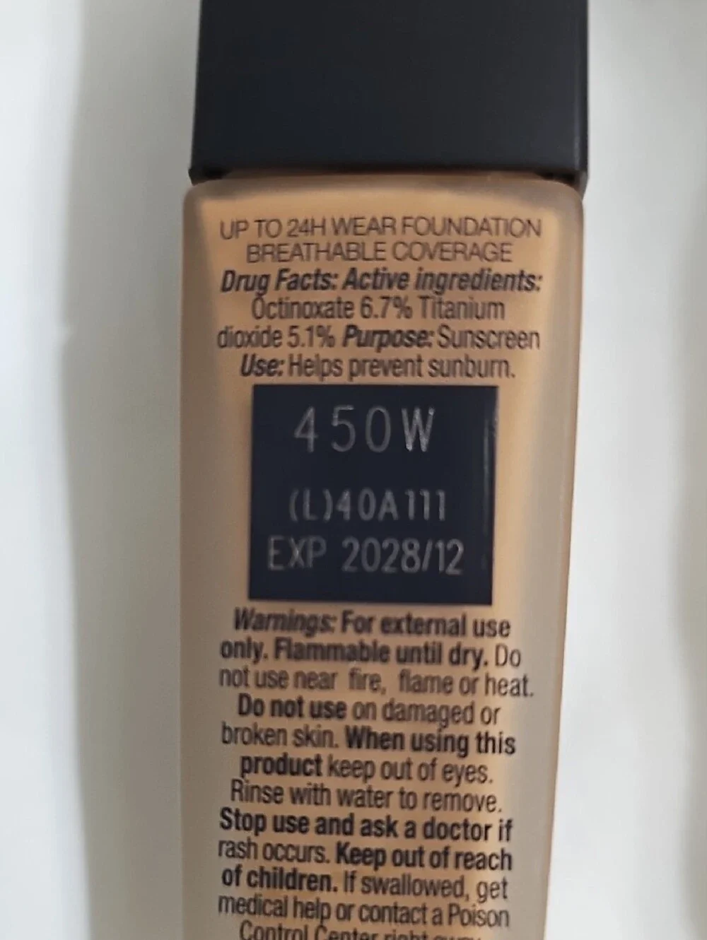 Lancôme Teint Idole Ultra Wear Foundation - Warm Beige 450W
